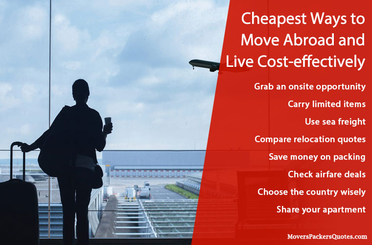 Cheapest ways to move abroad