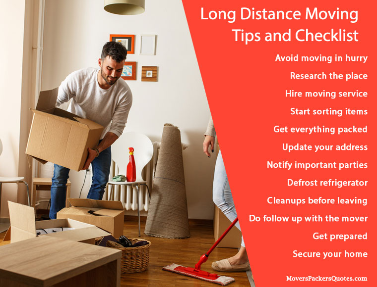 Long distance moving tips and checklist for effortless relocation  
